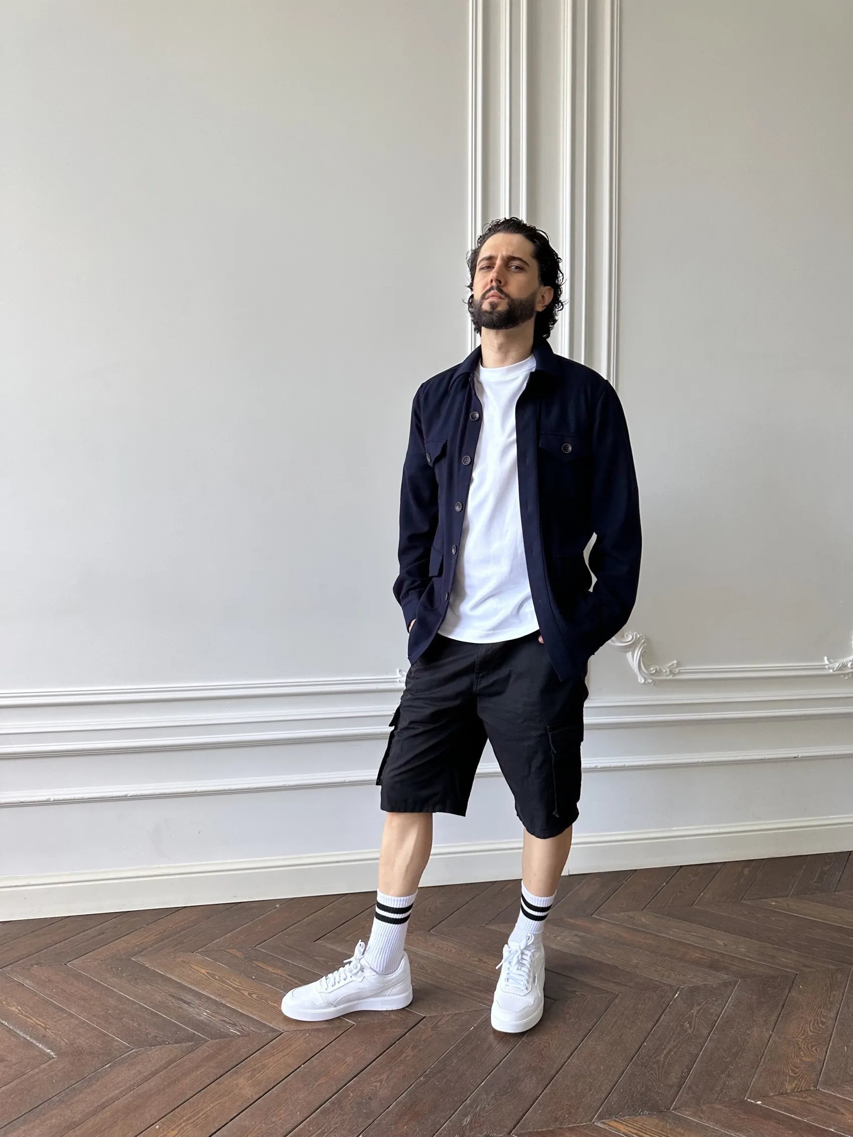 Overshirt Майами синий
