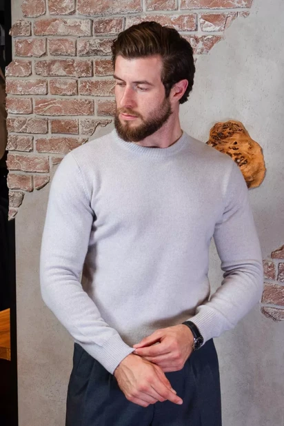  Джемпер серый Van Cliff