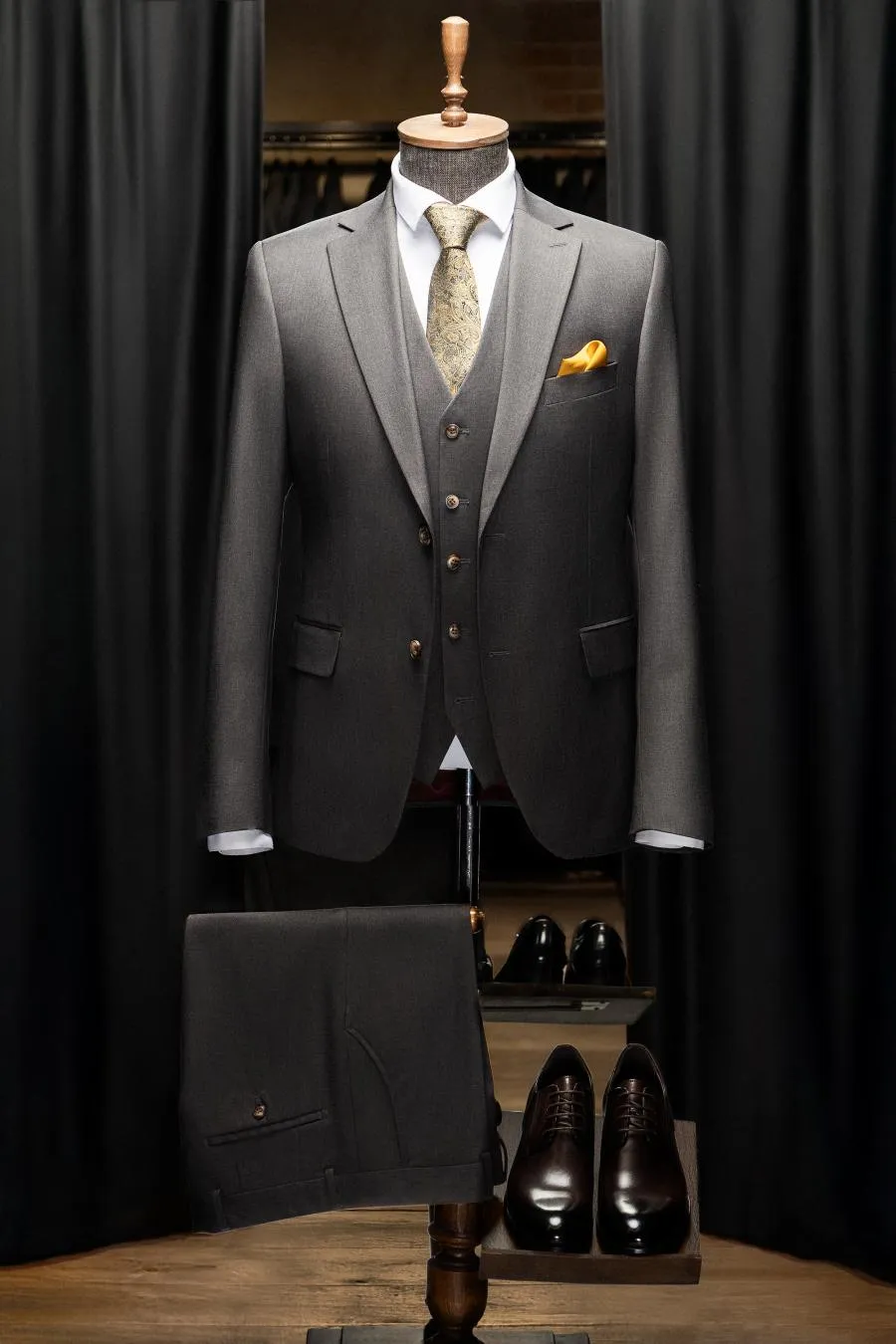Костюм тройка Diffuzio Gariccio Grey